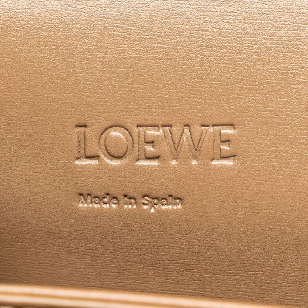 Pre Loved loewe Puzzle Small Leather Crossbody Women Brown Crossbody Bags - Picture 6 of 8